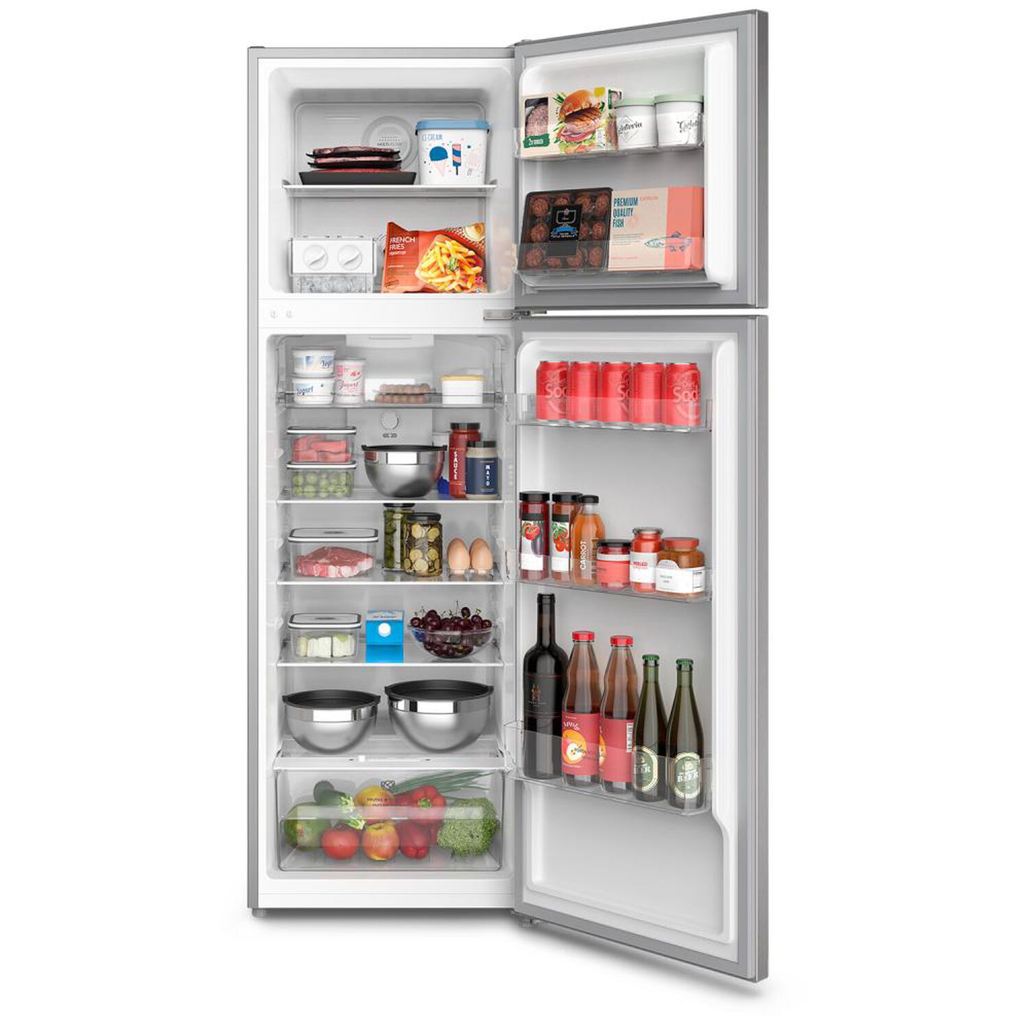 Refrigerador Top Freezer Mademsa Altus 1250i / No Frost / 247 Litros / D image number 4.0