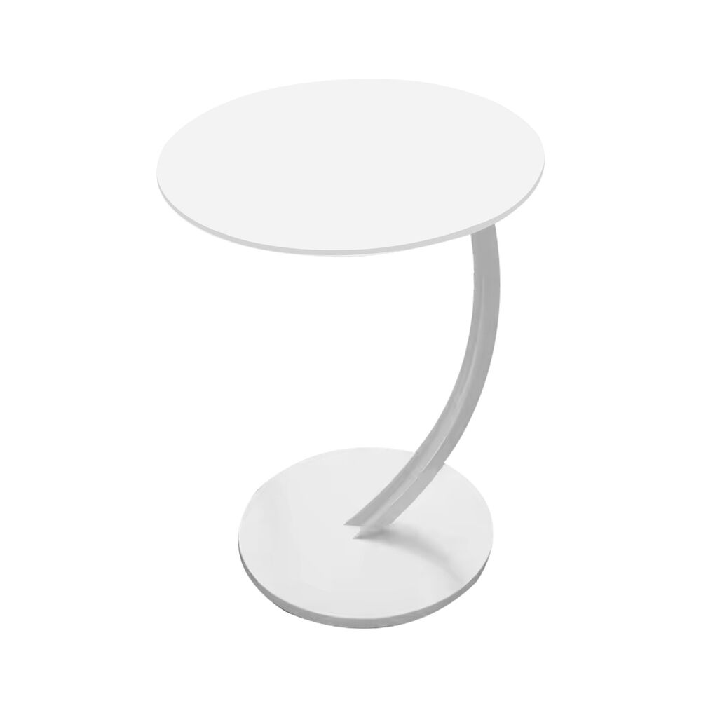 Mesa Lateral Con Diseño Curvo Ideal Para Sala Y Dormitorio image number 0.0