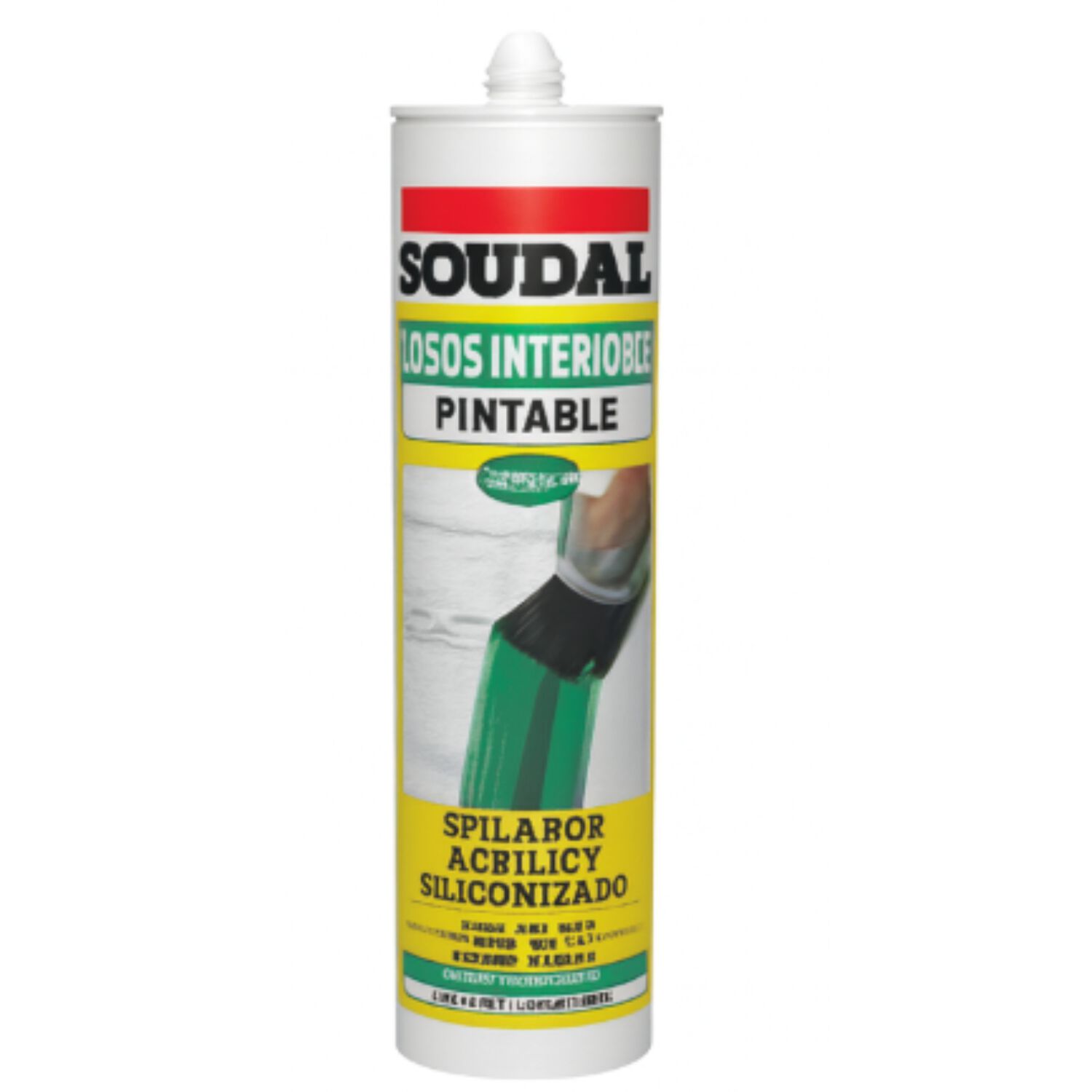 Sellador Acr&iacute;lico Siliconizado Pintable Soudal 300ml image number 1.0