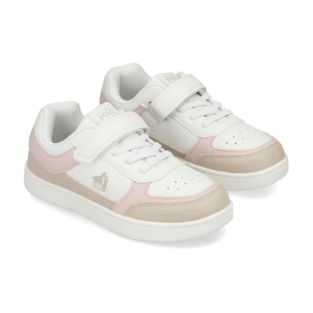 Zapatilla Infantil Niña The King's Polo Club Pink image number 1.0