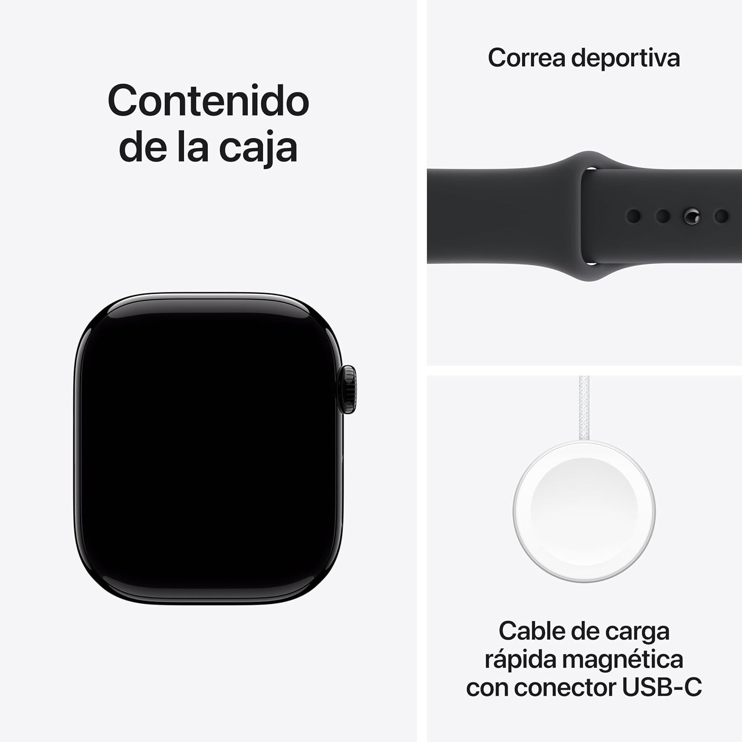 Apple Watch Series 11 Gps 42mm Sport Band M/l - Negro image number 2.0