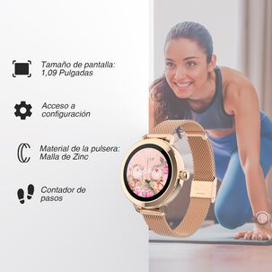 Smartwatch Pantalla Tft Full Touch Sb1155h Rosado