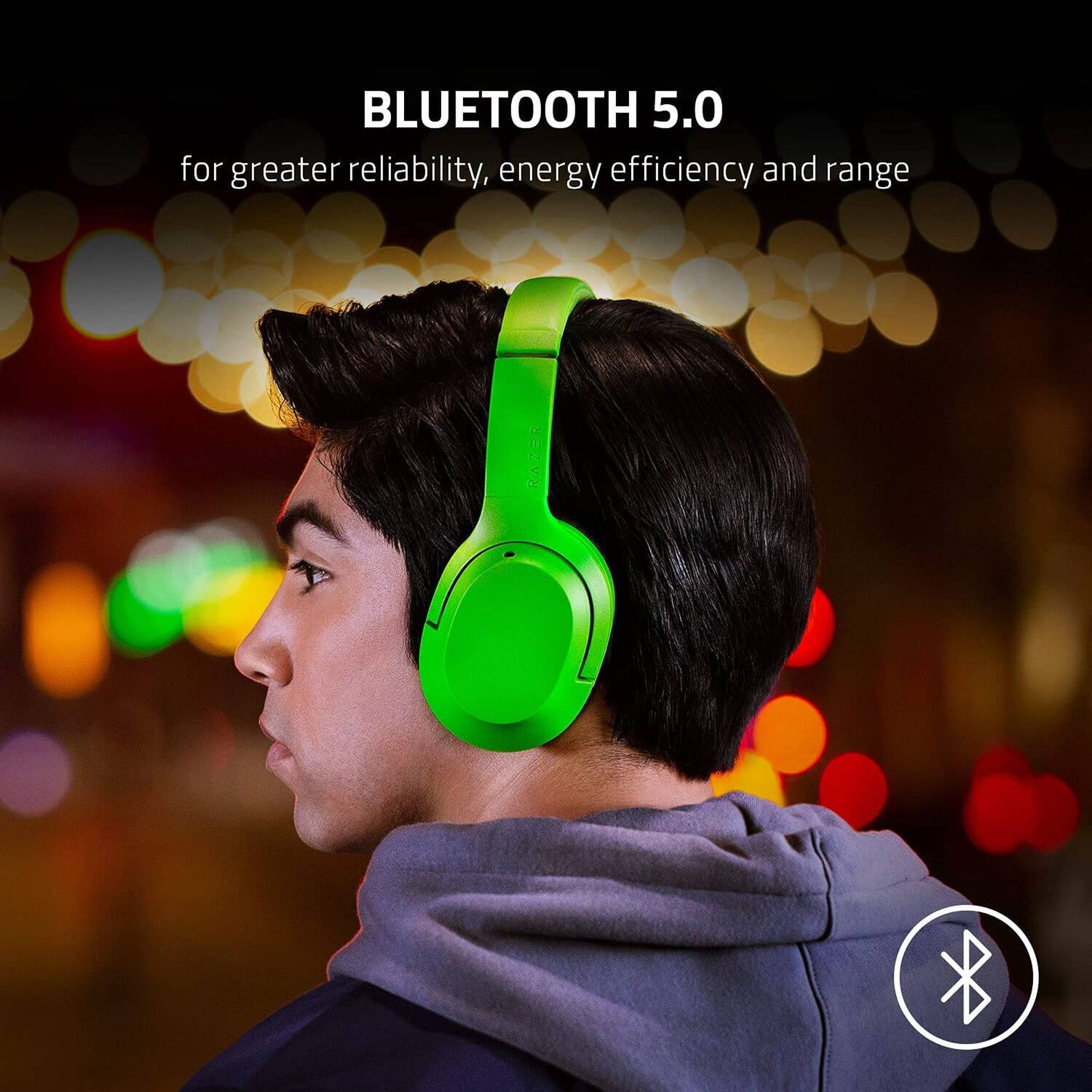 Audifono Razer Opus X Green Verde Anc Bluetooth 5.0 30 Hrs image number 2.0