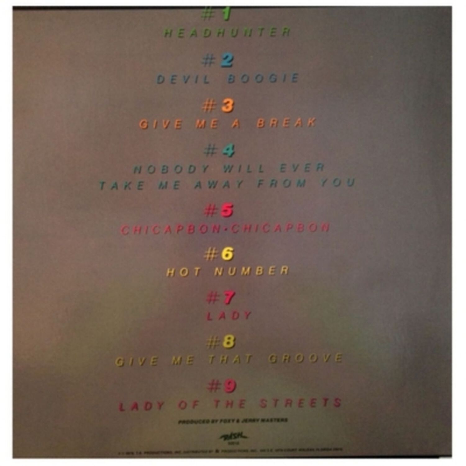 Foxy - Jot Numbers | Vinilo image number 1.0