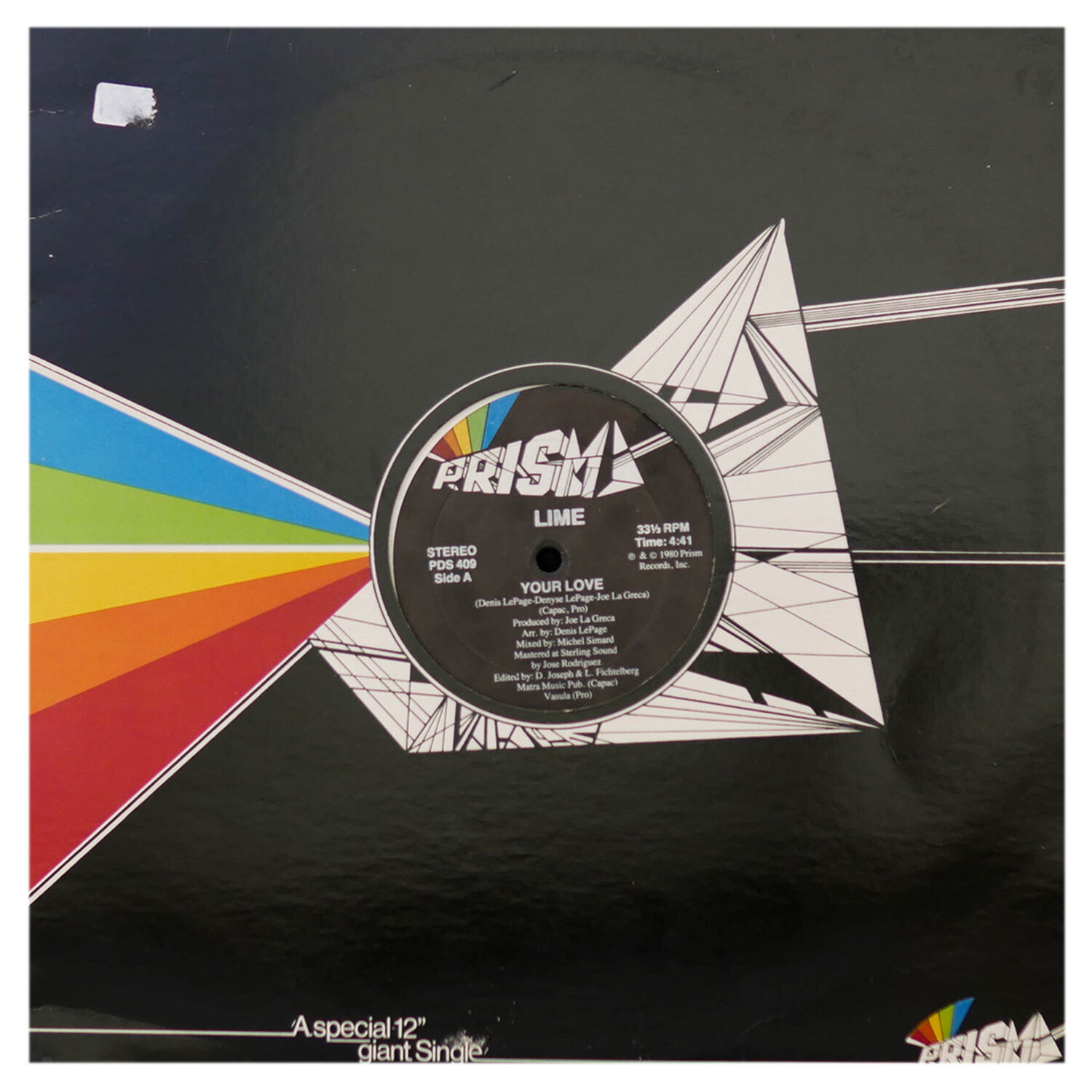 Lime - Your Love | 12" Maxi Single Usado image number 0.0
