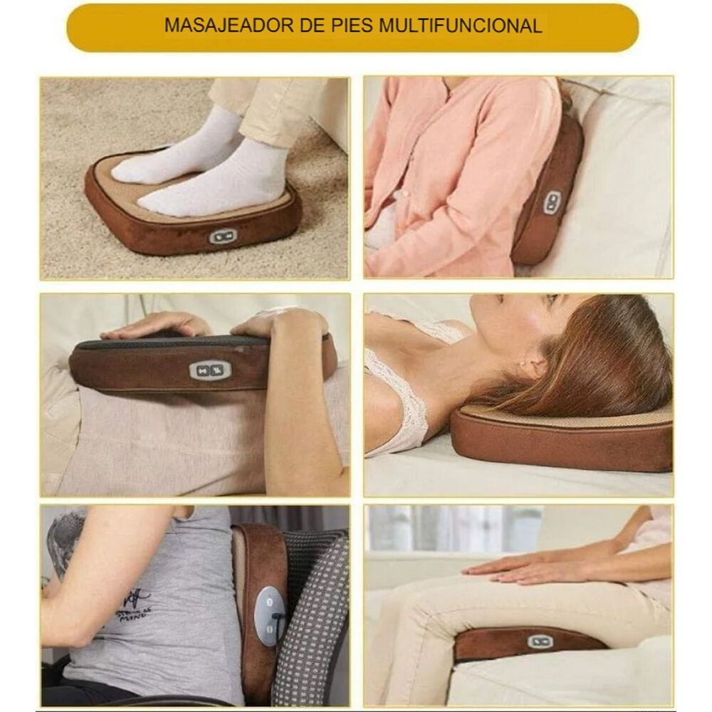 Bota Masajeadora Calefactora El&eacute;ctrica Pies, Cuello, Abdomen image number 7.0