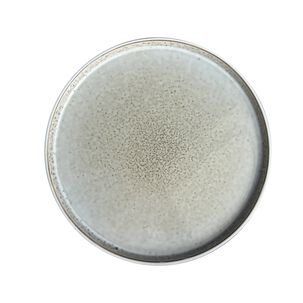 Set 6 Platos Redondo Ceramica 27 Cm Gris Linea Oslo