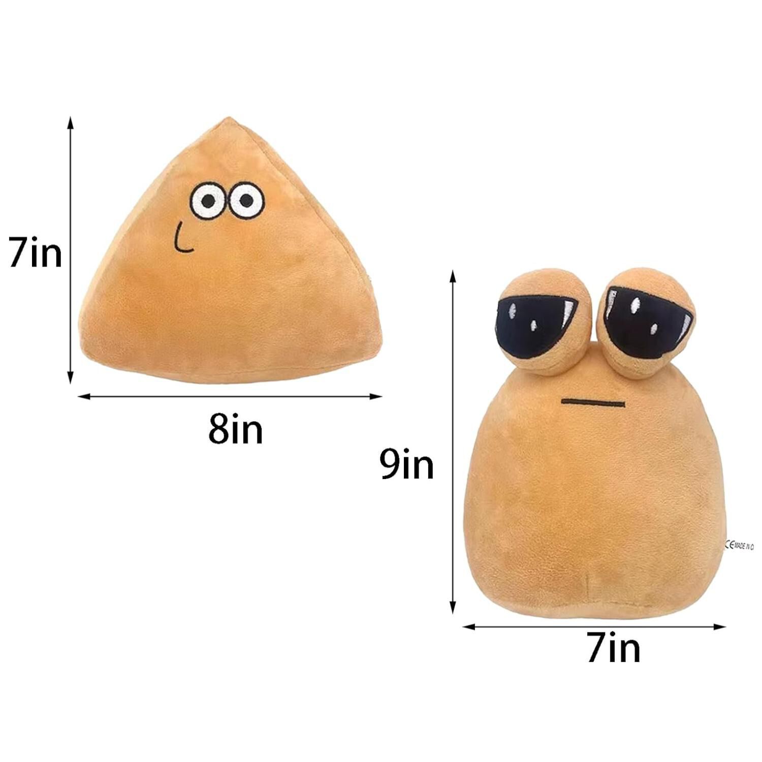 Juguete Pack 2 Peluches Mi Mascota Alien Pou 20cm Beige Infantil image number 1.0