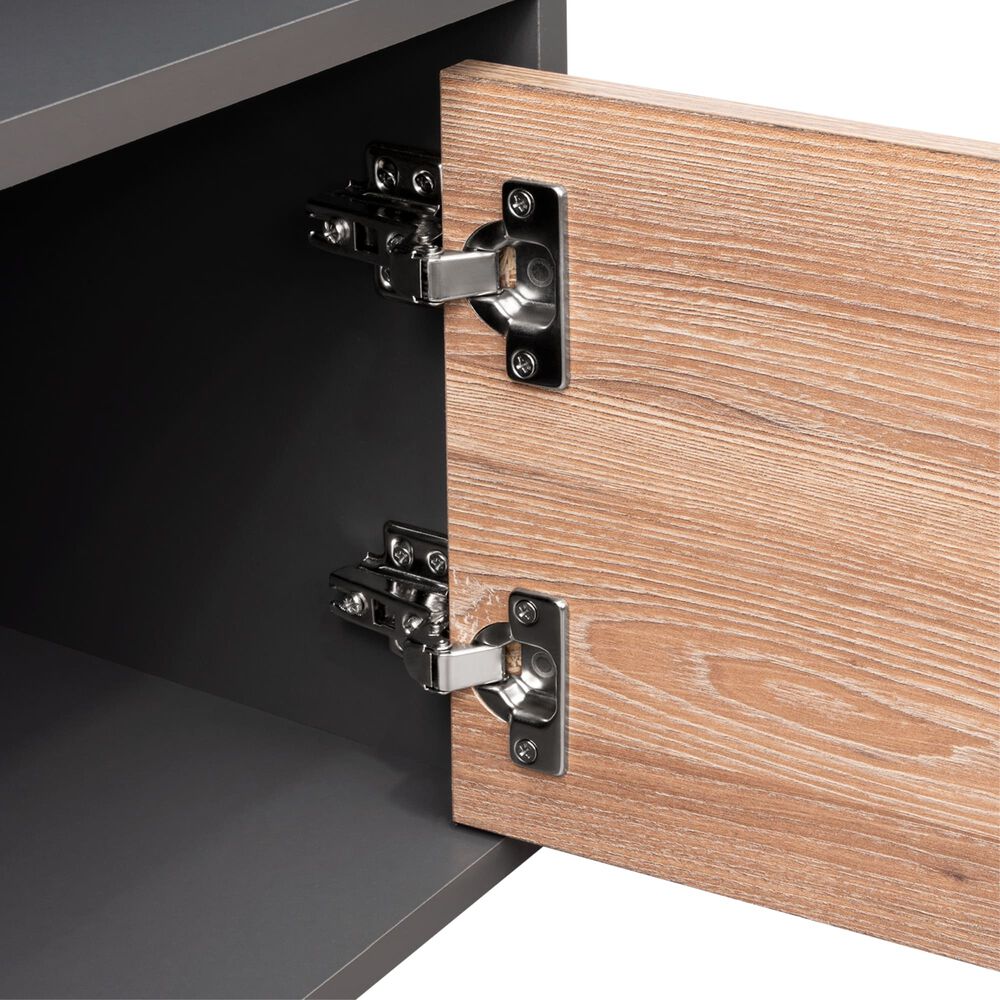 Velador 1 Cajon Melamina 52x50x40 Cm Café image number 5.0