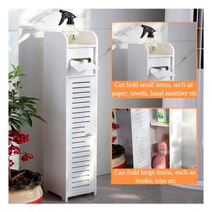 Armario Esquinero Ba&ntilde;o Tocador Multiuso Blanco