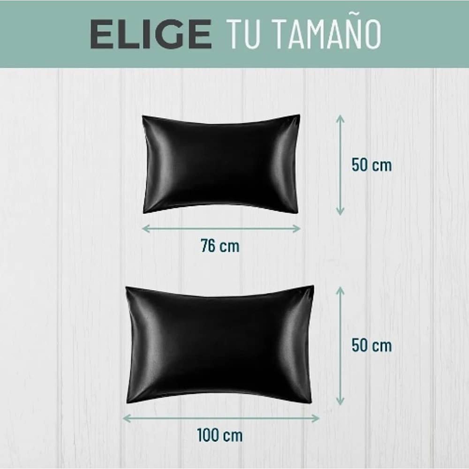Funda Almohada Satin 76x50 Cm image number 3.0