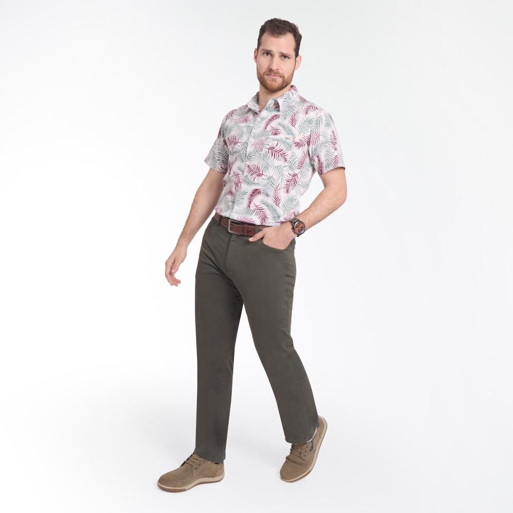 Pantal&oacute;n Liso Tiro Medio Regular Hombre Peroe image number 1.0