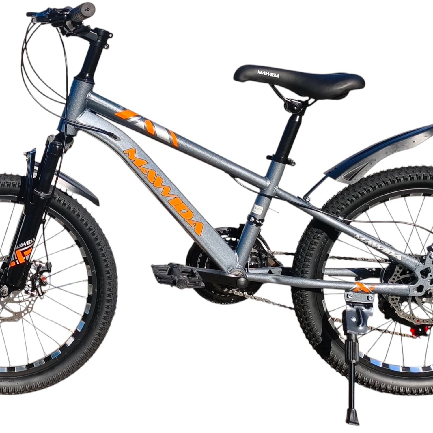 Bicicleta Aro 20 Mawida Con Freno Disco Y 21 Velocidades Gris Silver image number 3.0