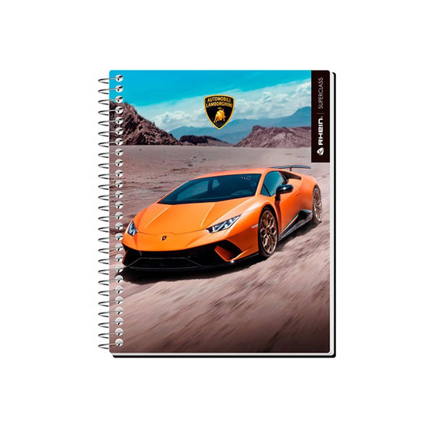 Pack 5 Cuadernos Lamborghini Rhein Carta 120 Hojas Tapa Dura image number 3.0