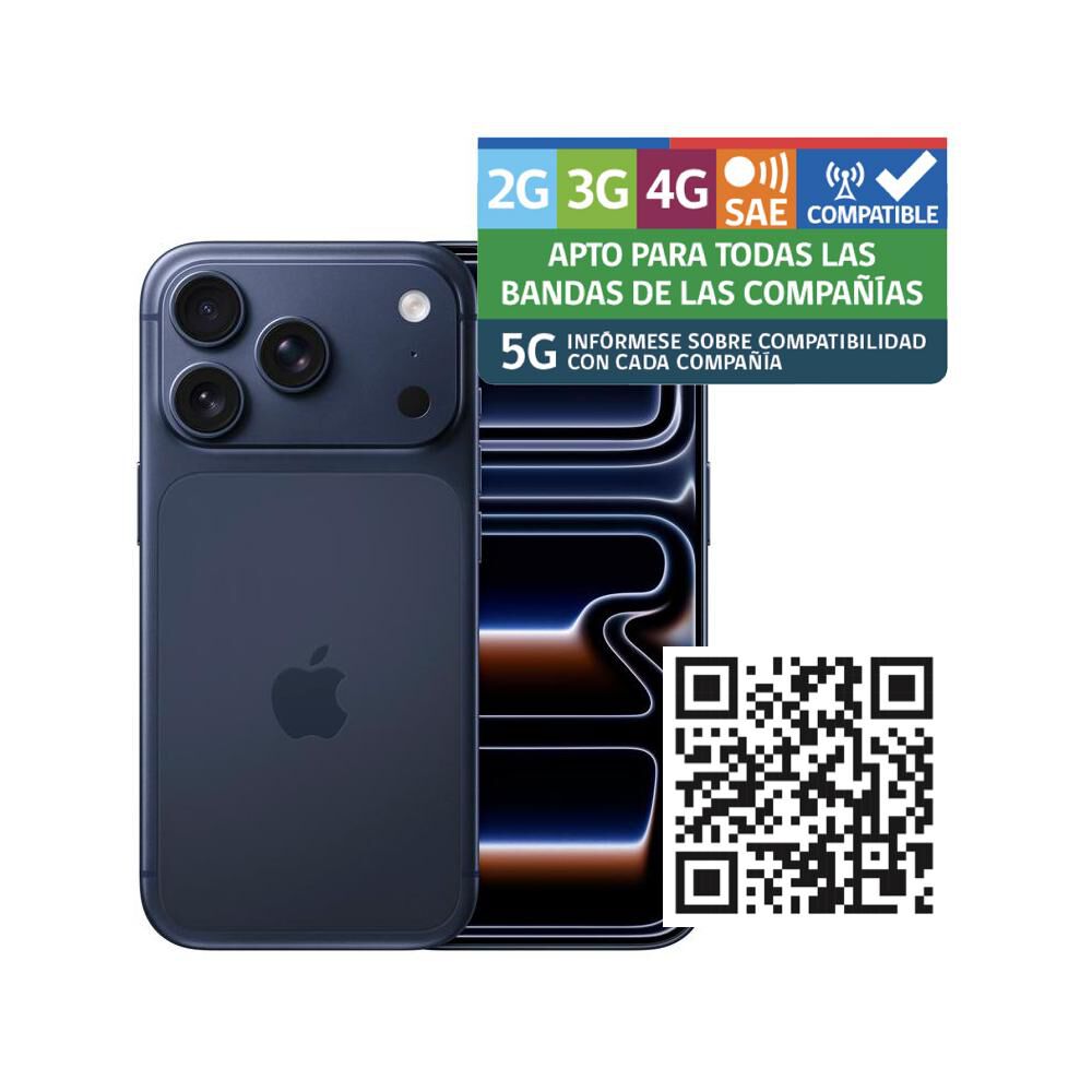 Iphone 17 Pro Max Apple / 5G / 512 GB / Azul Profundo / Liberado image number 11.0