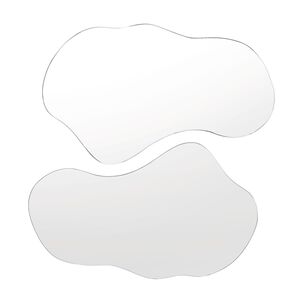 Set X2 Espejos 35x60x1,9 Cm Forma Irregular