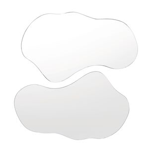 Set X2 Espejos 35x60x1,9 Cm Forma Irregular