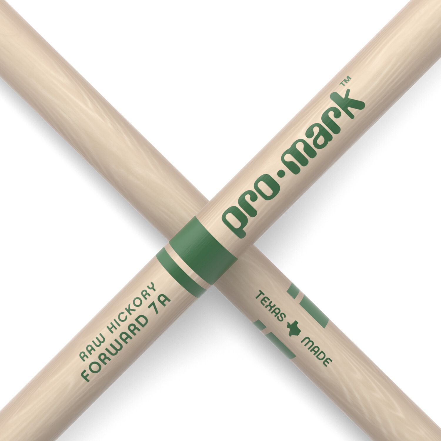 Baquetas 7a Raw Nylon Hickory Forward Pro Mark image number 4.0