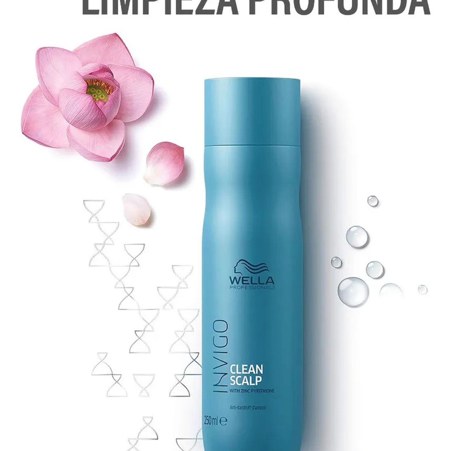 Shampoo Invigo Clean Scalp Wella 250ml Anticaspa image number 3.0