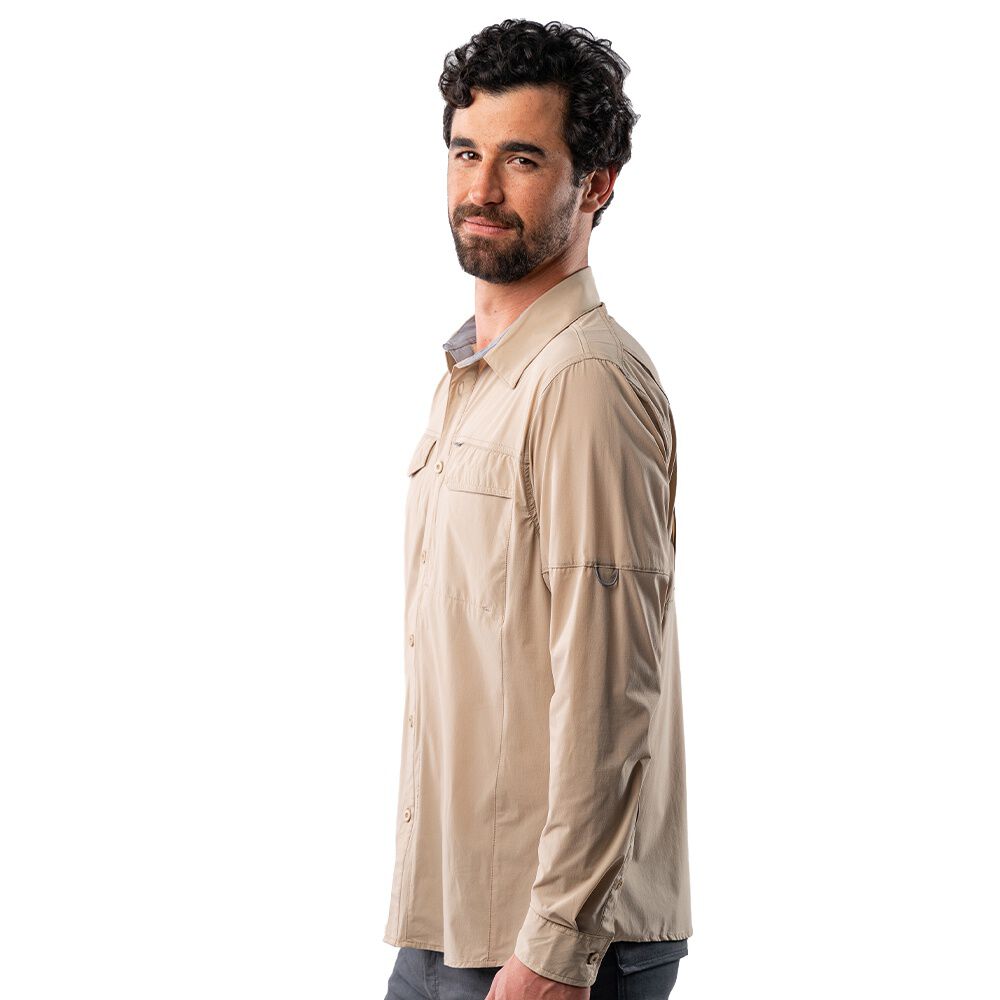 Camisa Hw Antakari Spandex Beige image number 1.0