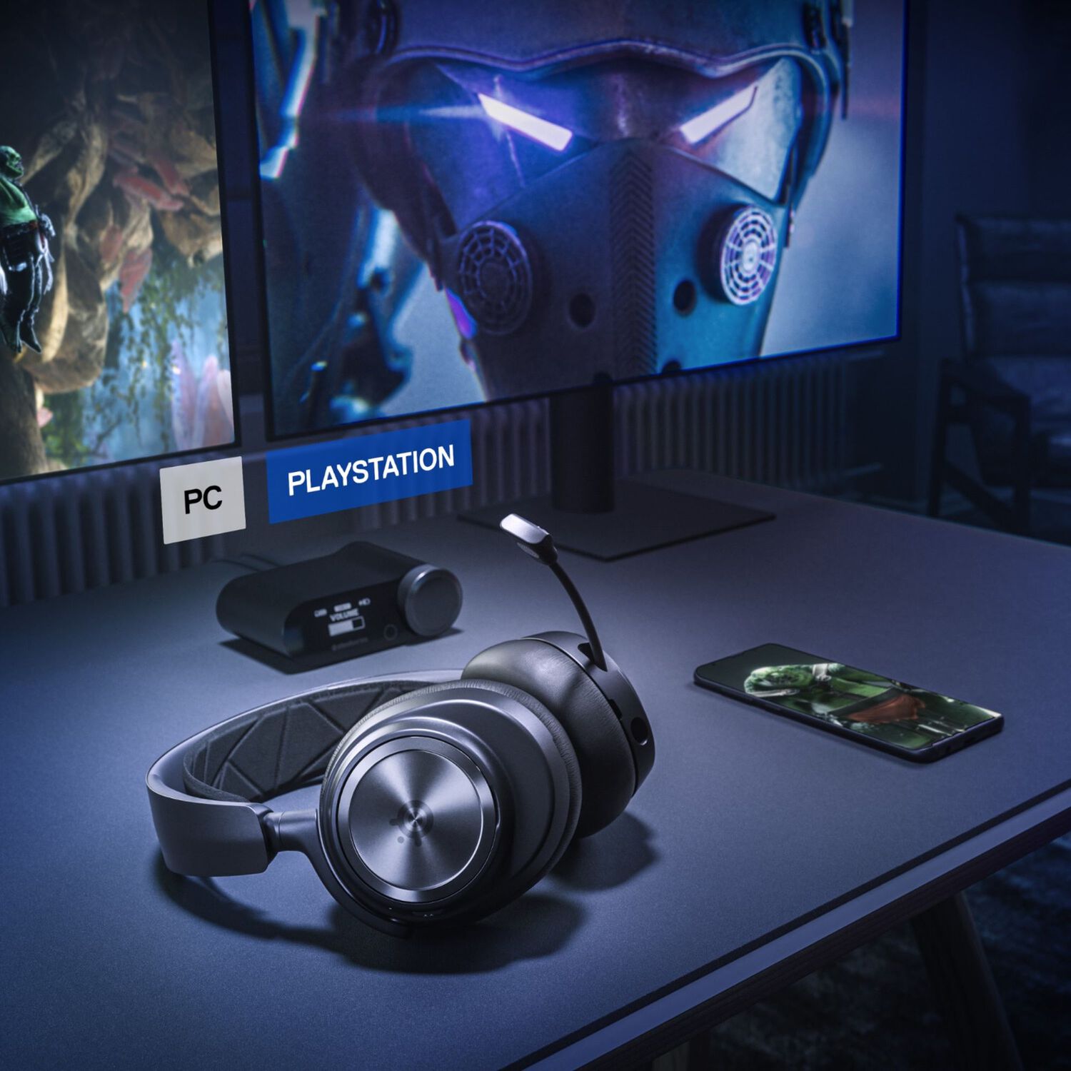 Aud&iacute;fono Gamer Steelseries Arctis Nova Pro Wireless Ps Negro image number 2.0