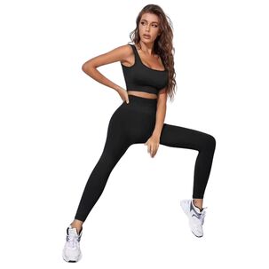 Conjunto Push Up Sin Manga Tiro Alto