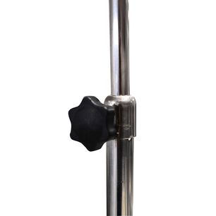 Barra Pedestal Porta Suero Port&aacute;til Con Ruedas