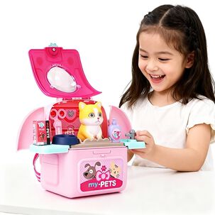 Juguete Set Mochila De Veterinario Gatito Para Ni&ntilde;os