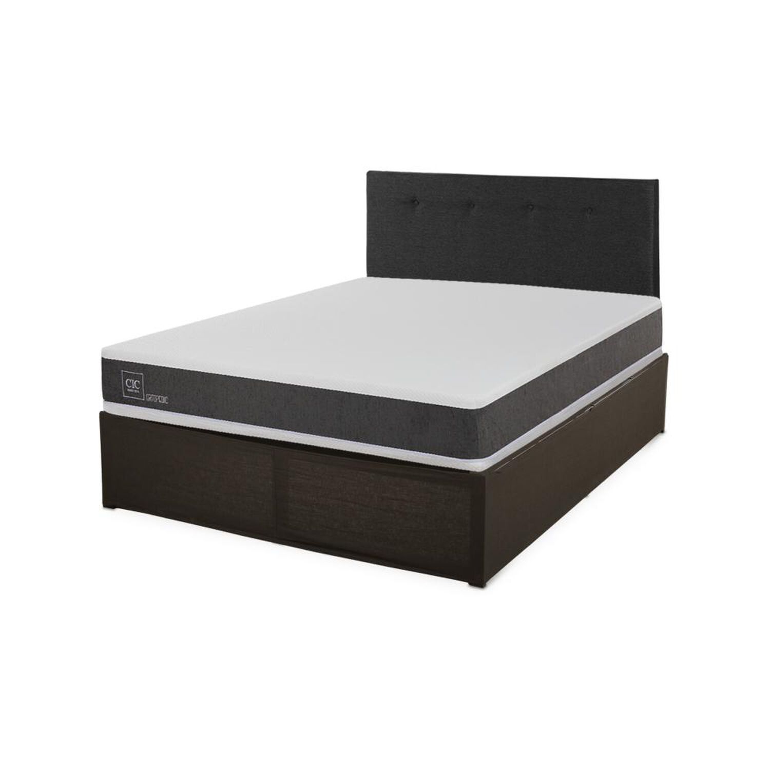 Cama Met&aacute;lica Cic Iron Smart Ortopedic / 2 Plazas / Base Normal image number 3.0