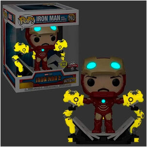 Funko Pop Deluxe Iron Man 2 With Gantry Glow Edition 905