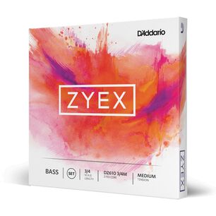 Set Cuerdas Contrabajo 3/4 Zyex Dz610 3/4m Daddario