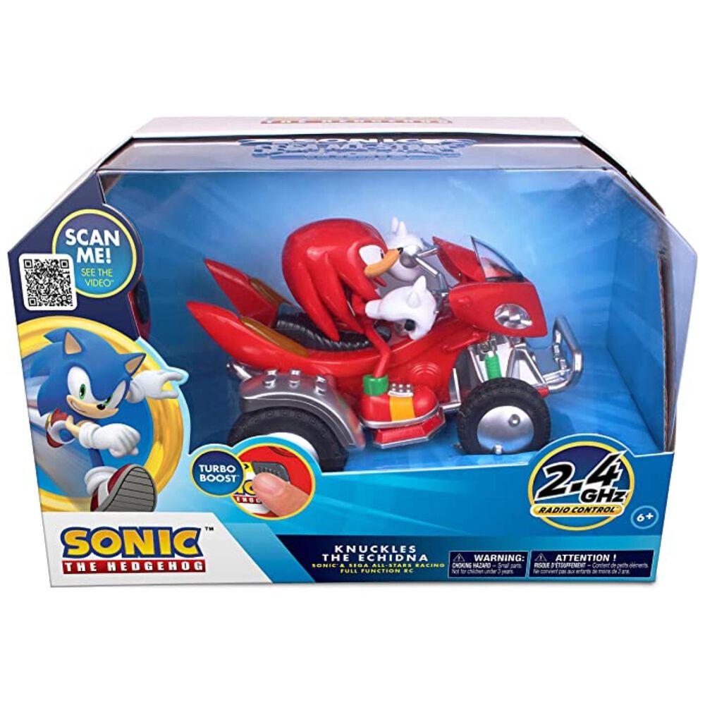 Juguete Figura Knuckles Sonic The Hedgehog Auto A Control Remoto image number 3.0