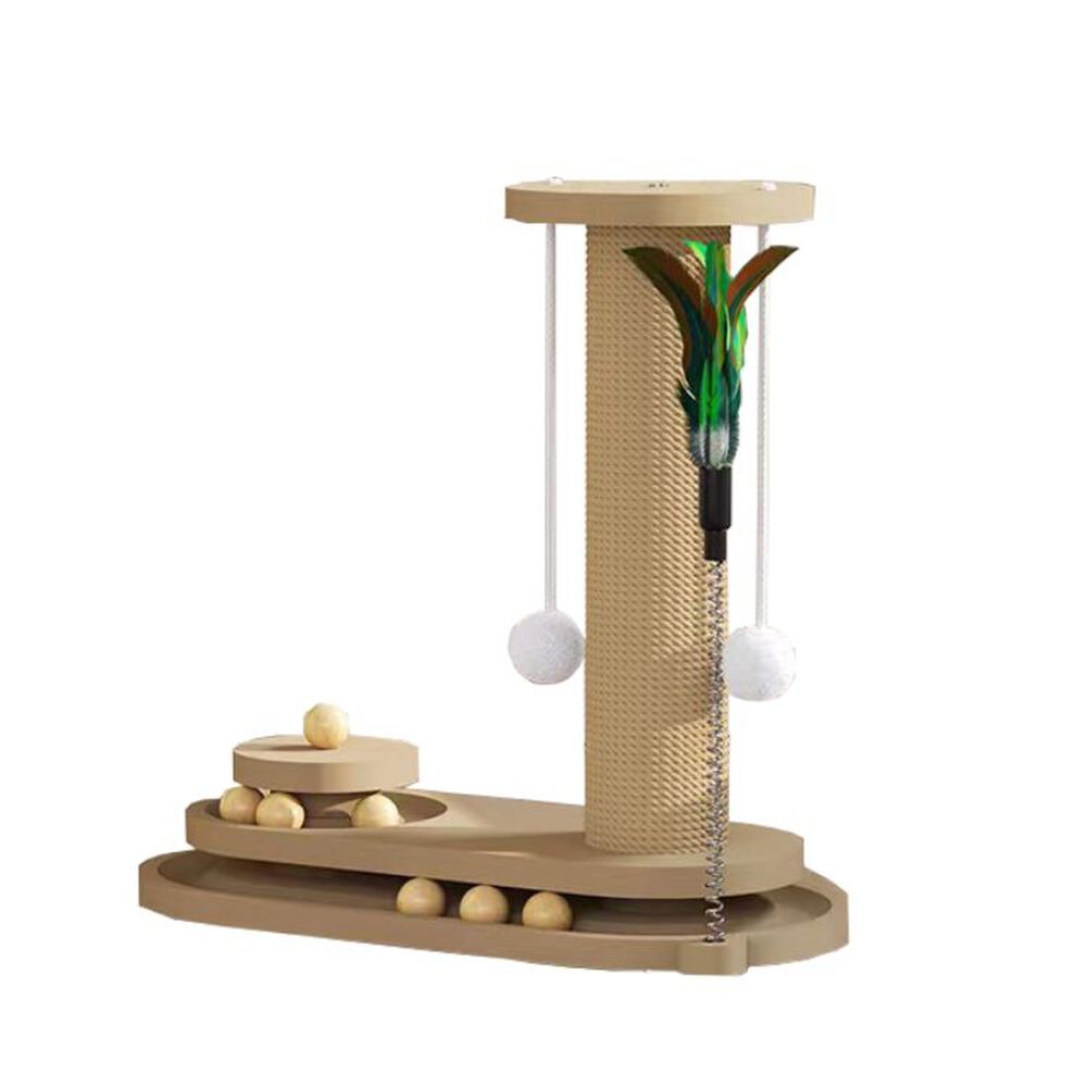 Rascador Felino Centro Interactivo Accesorios Juego Mascotas image number 1.0