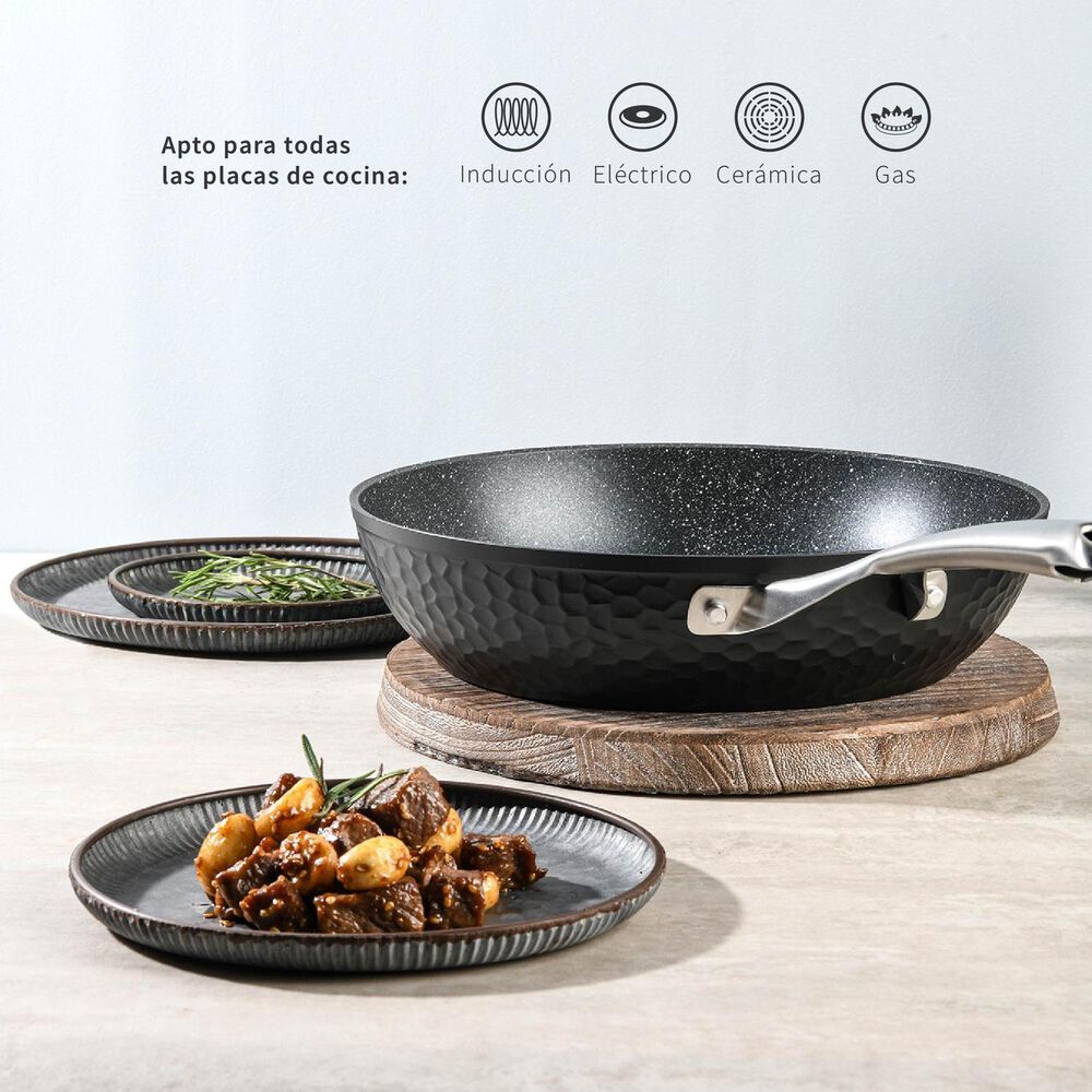 Bater&iacute;a De Cocina Antiadherente Black Copper 7 Pzs Simplit image number 5.0