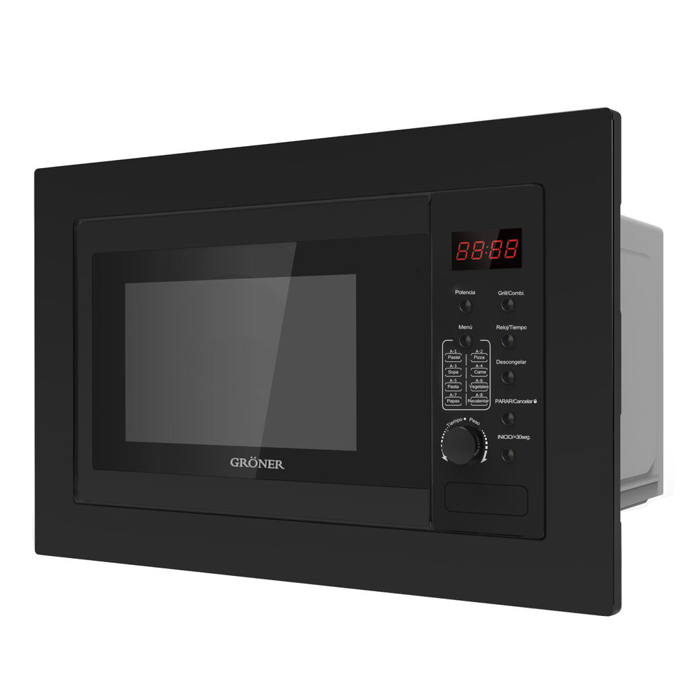 Horno Microondas Empotrable Negro 25l image number 1.0