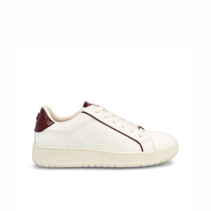 Zapatilla Mujer Bata Red Label Mia Blanco/burdeo