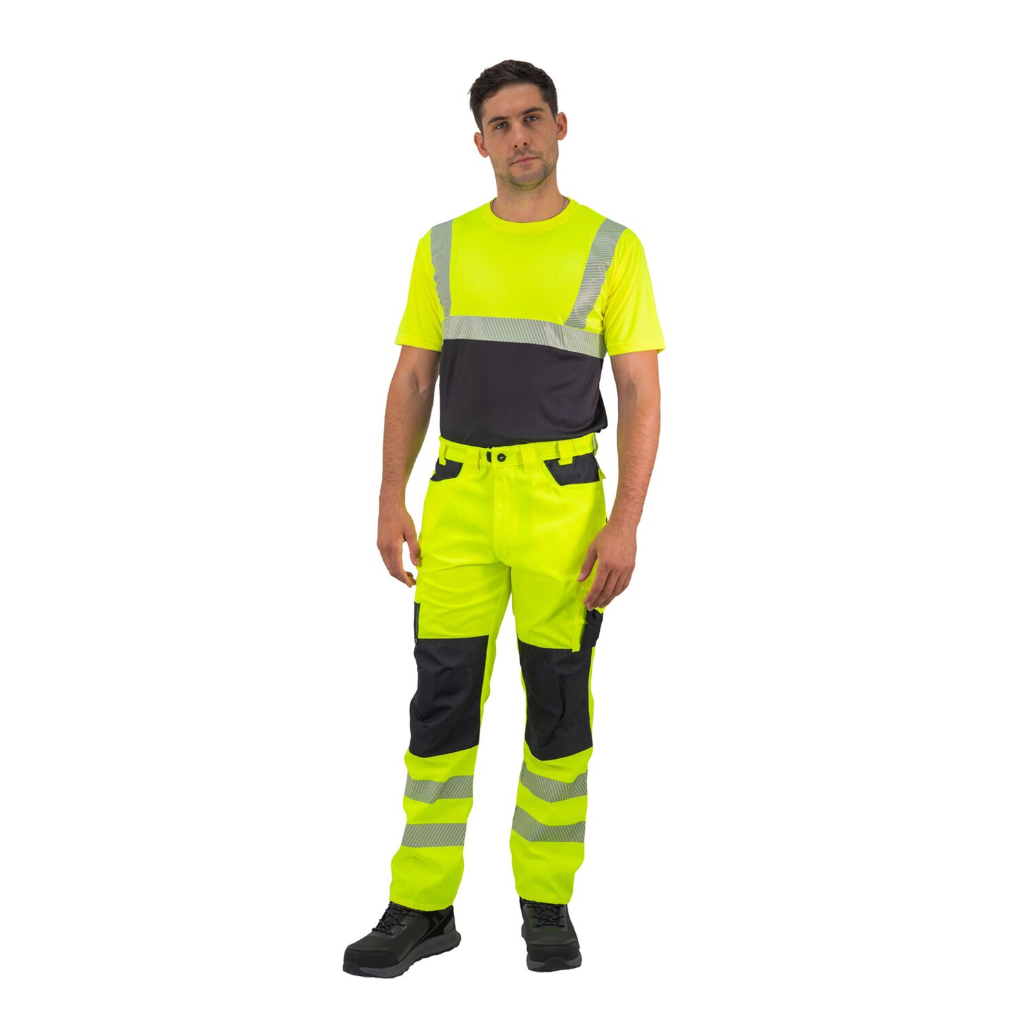 Pantal&oacute;n Cargo Hw Dakota Amarillo Fluor image number 4.0