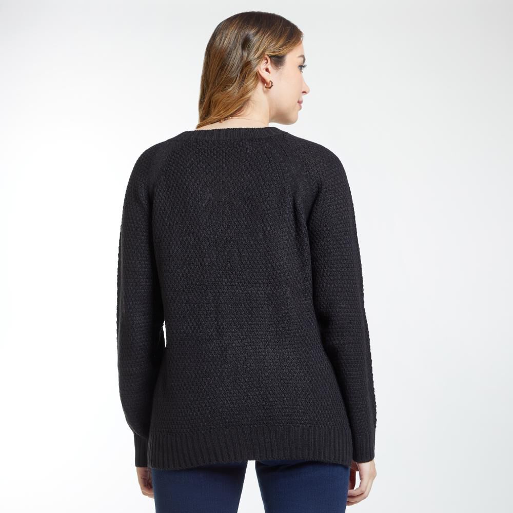 Sweater Liso Color Cuello Redondo Mujer Geps image number 3.0