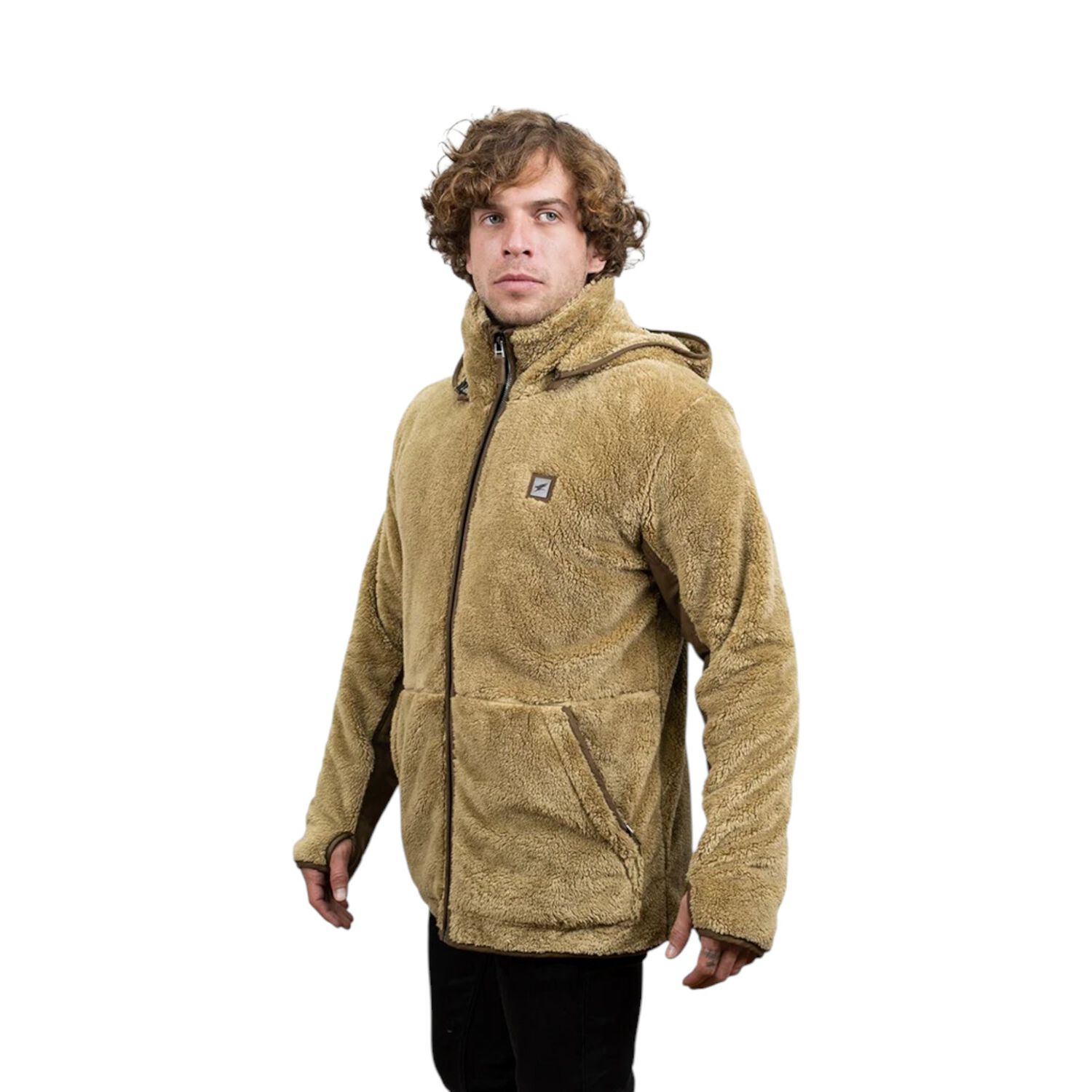 Chaqueta Shaggy Lander V2 Caf&eacute; Claro Hombre Falcone image number 1.0