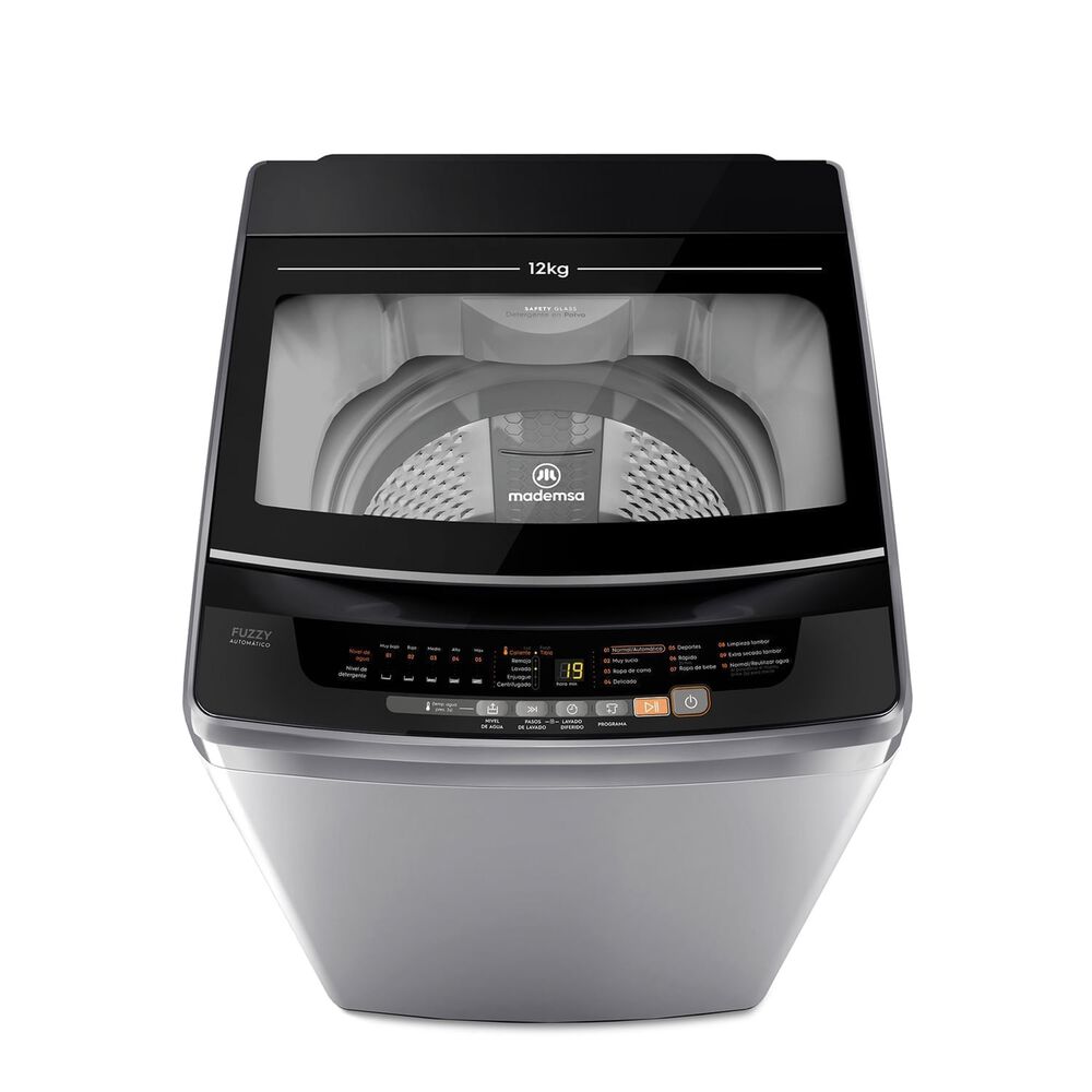 Lavadora Automática 12kg Fuzzy Automático 12 Szg Gris image number 0.0