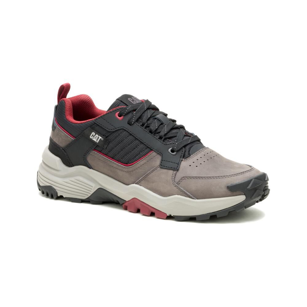 Zapatilla Urbana Hombre Cat Grapple Leather Gris image number 0.0