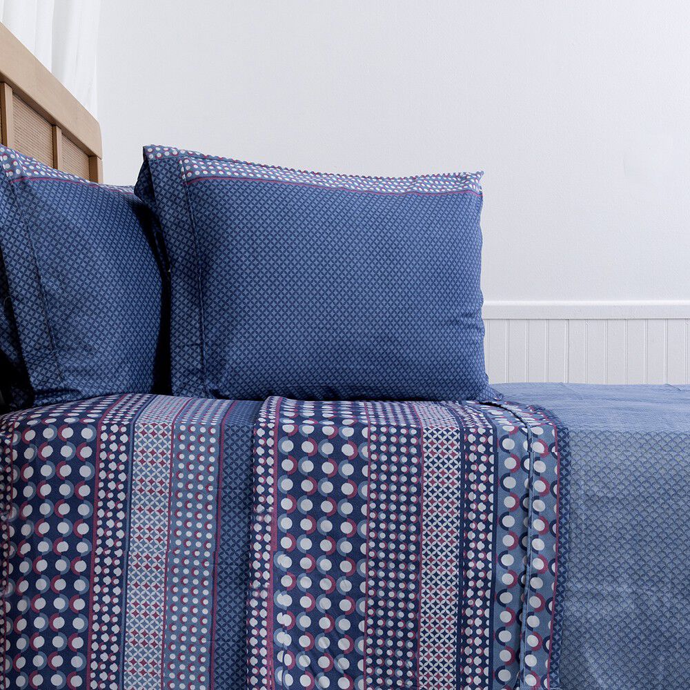 Sabana Estampada Plumetti 2 P Oak image number 2.0