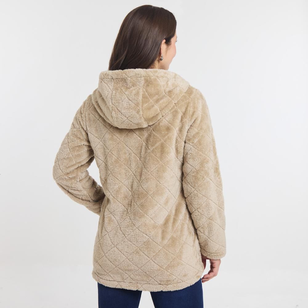 Chaqueta Montgomery Sherpa Cuello Alto Con Capucha Mujer Geeps image number 3.0