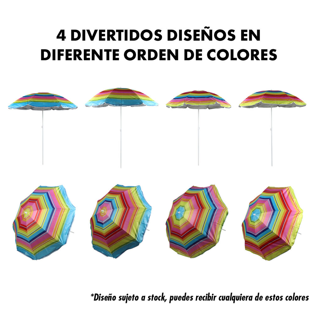 Quitasol De Playa Multicolor image number 4.0