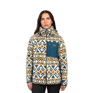 Chaqueta Shaggy Waves Mujer Falcone