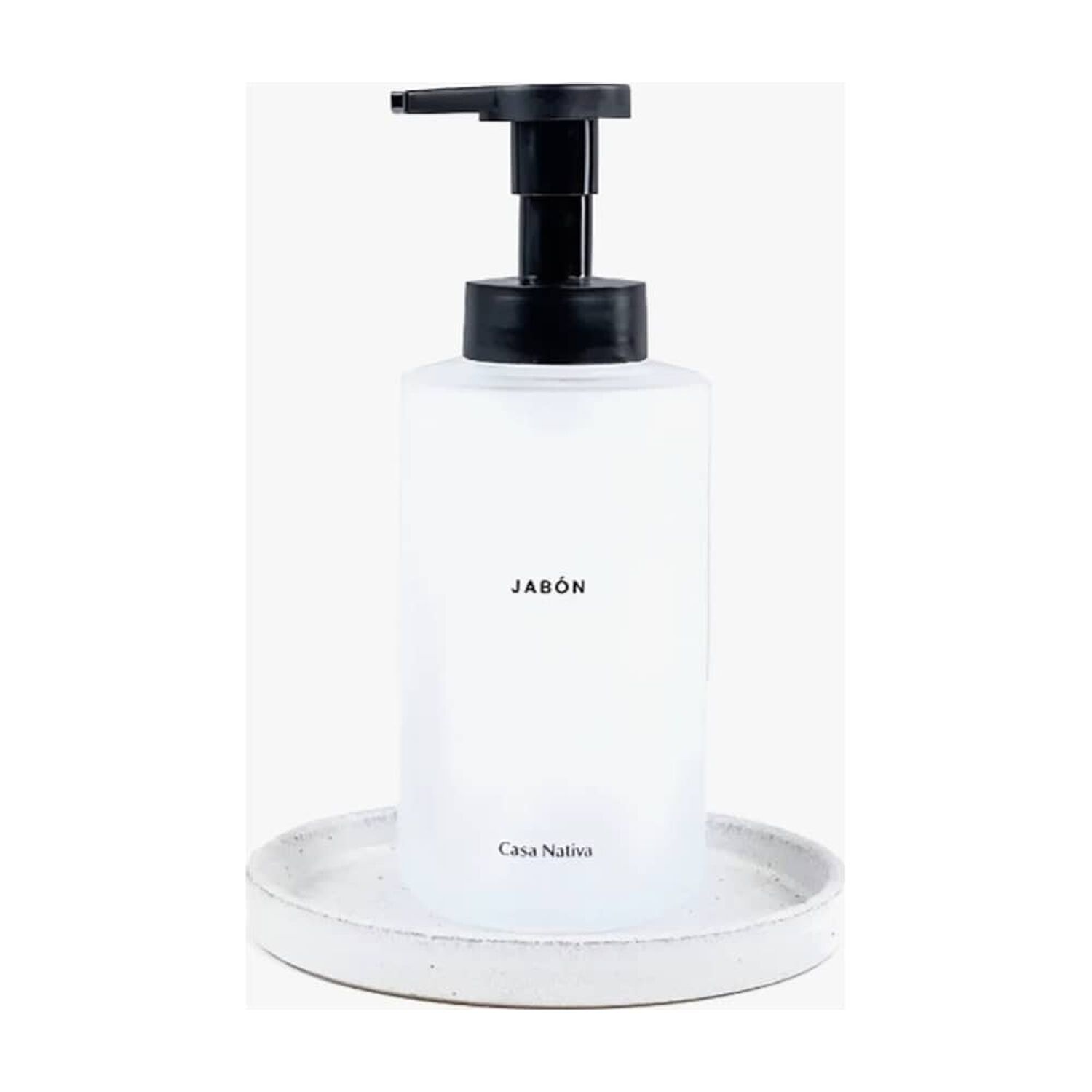Dispensador De Jabon Vidrio Opaco 350ml image number 0.0