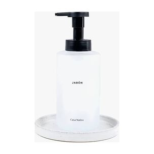 Dispensador De Jabon Vidrio Opaco 350ml