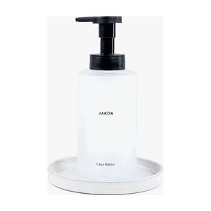 Dispensador De Jabon Vidrio Opaco 350ml
