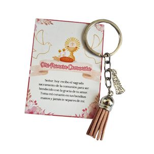 Primera Comunion 12 Llaveros + Tarjetas Recuerdos Encintados