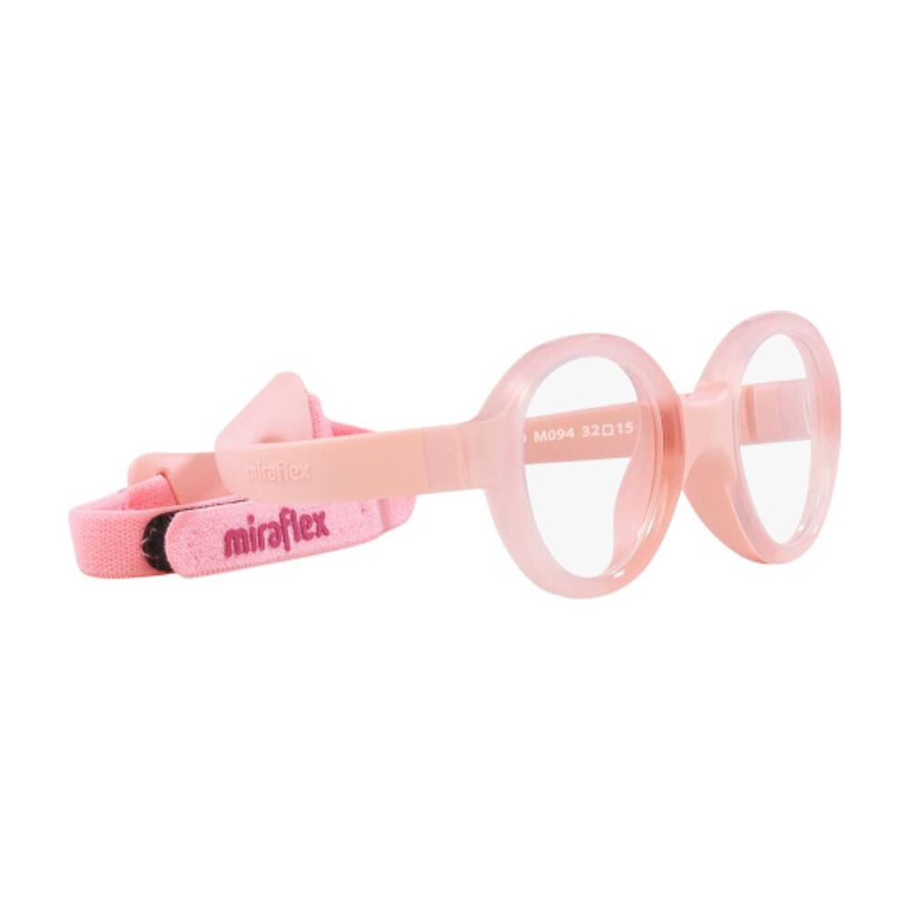 Lentes &Oacute;pticos Rosa Con Correa Miraflex Para Ni&ntilde;os image number 10.0